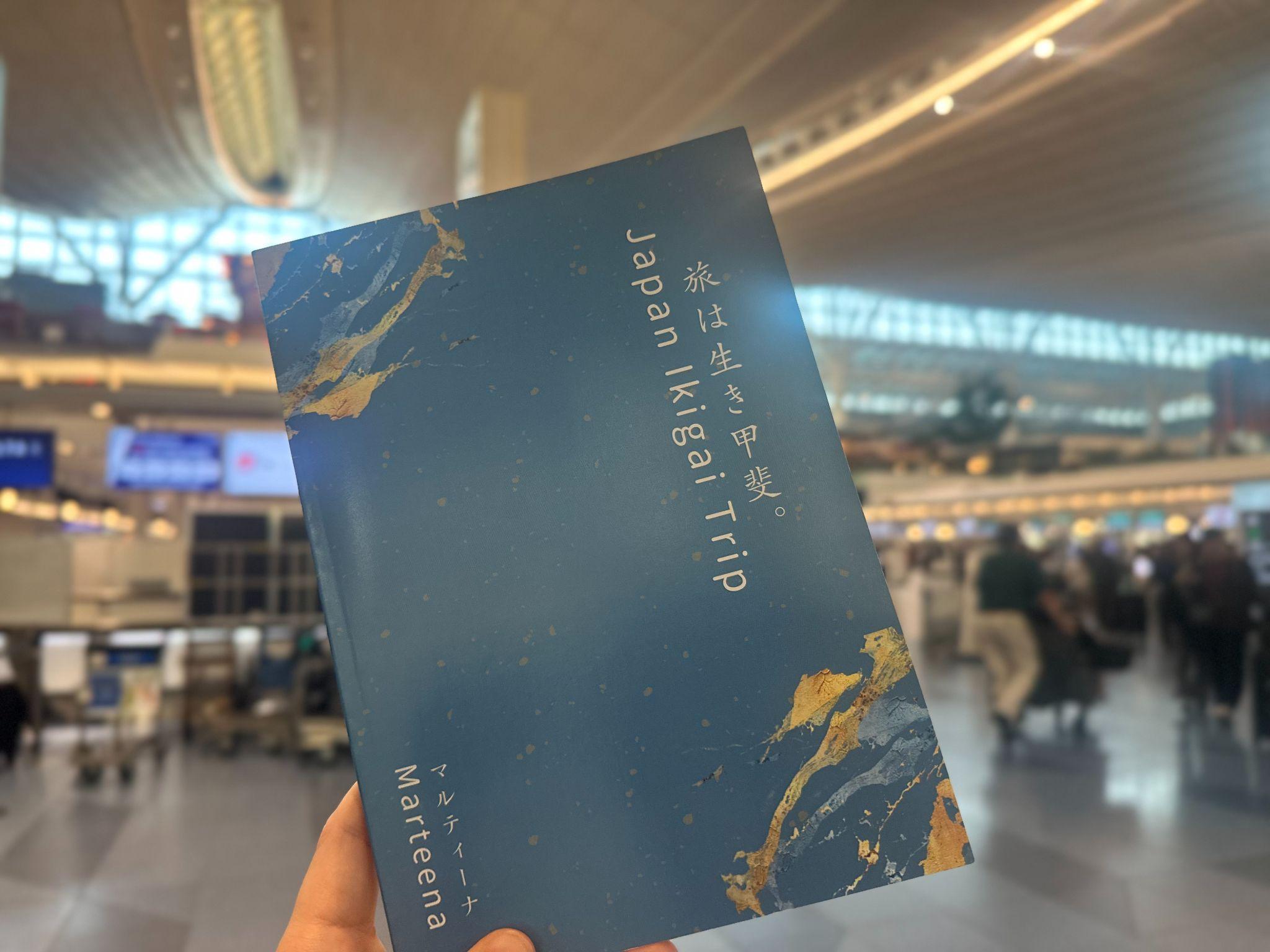 Brochure at the airport